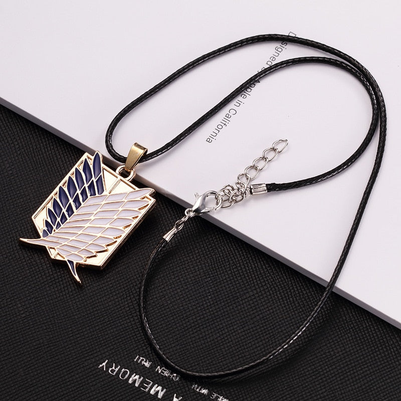Attack On Titan Keychain Wings of Liberty Freedom Scouting Legion Eren Keyring Key Holder Chain Ring New Anime Jewelry Wholesale