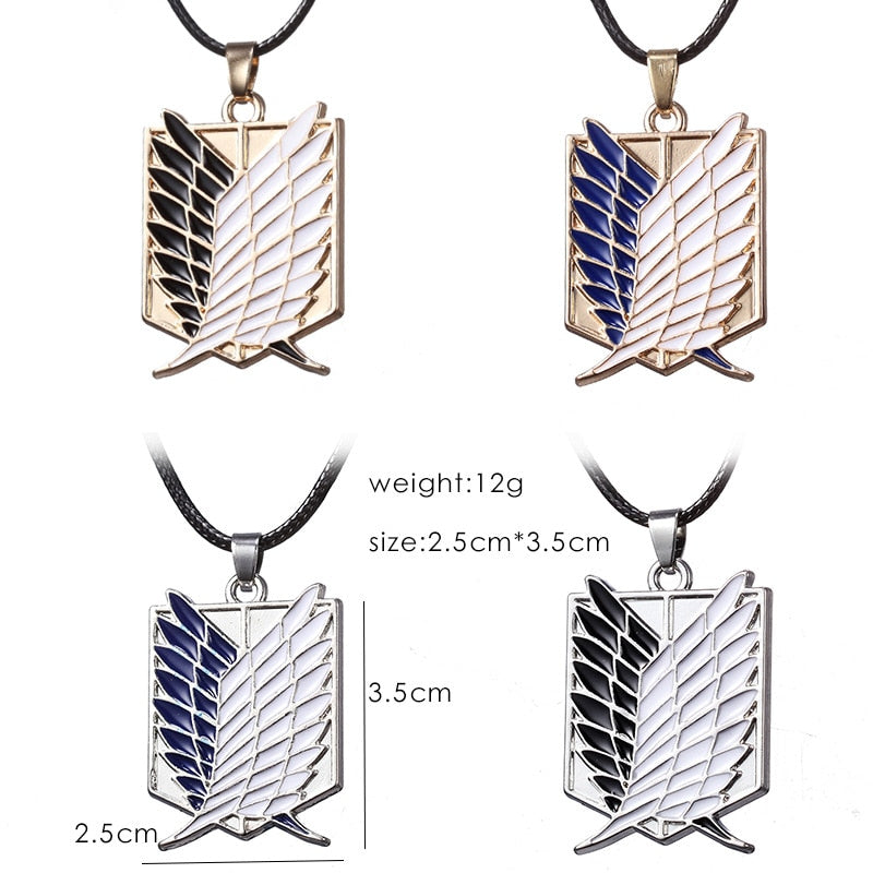 Attack On Titan Keychain Wings of Liberty Freedom Scouting Legion Eren Keyring Key Holder Chain Ring New Anime Jewelry Wholesale