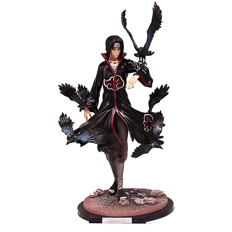 Naruto GK Action Doll Shippuden Anime Model Uchiha Itachi Akatsuki PVC Movable Statue Collectible Doll Figma Children's Toy