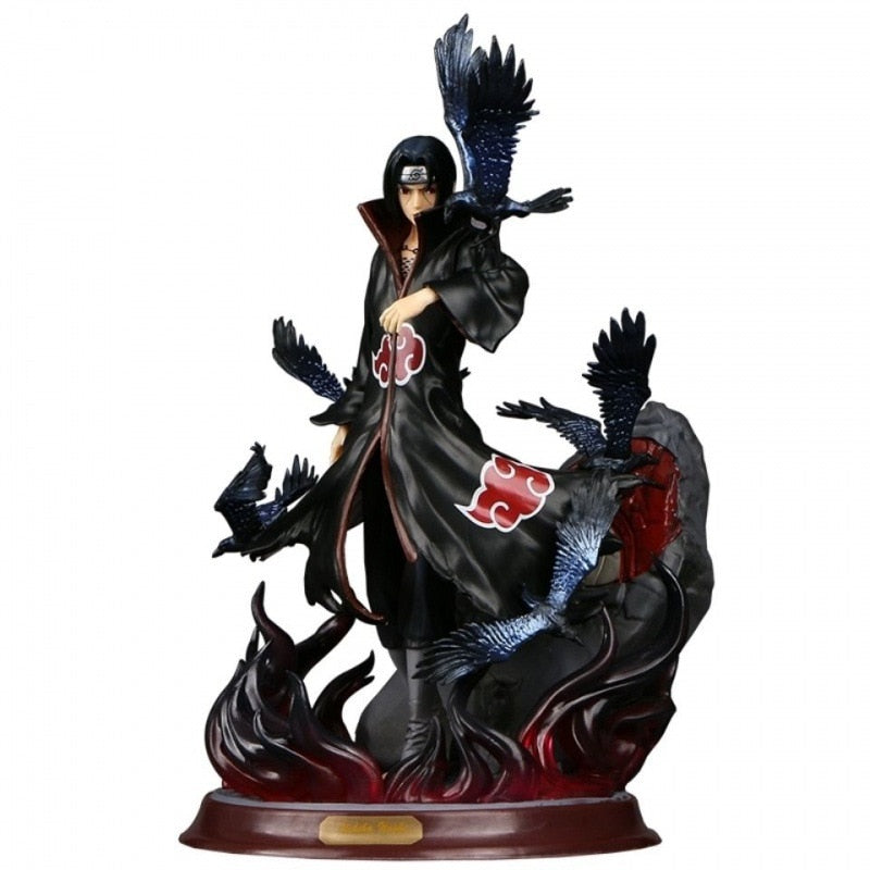 Naruto GK Action Doll Shippuden Anime Model Uchiha Itachi Akatsuki PVC Movable Statue Collectible Doll Figma Children's Toy