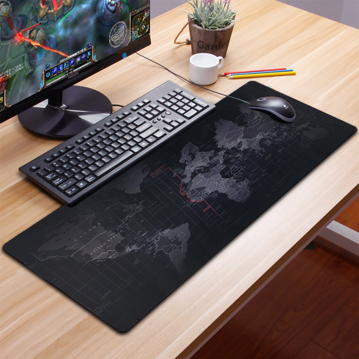 Super Large Gaming Mouse Pad Gamer Big Mouse Mat For PC Computer Mouse Pad XXL Carpet Surface Mouse Pad Keyboard Desk Mat