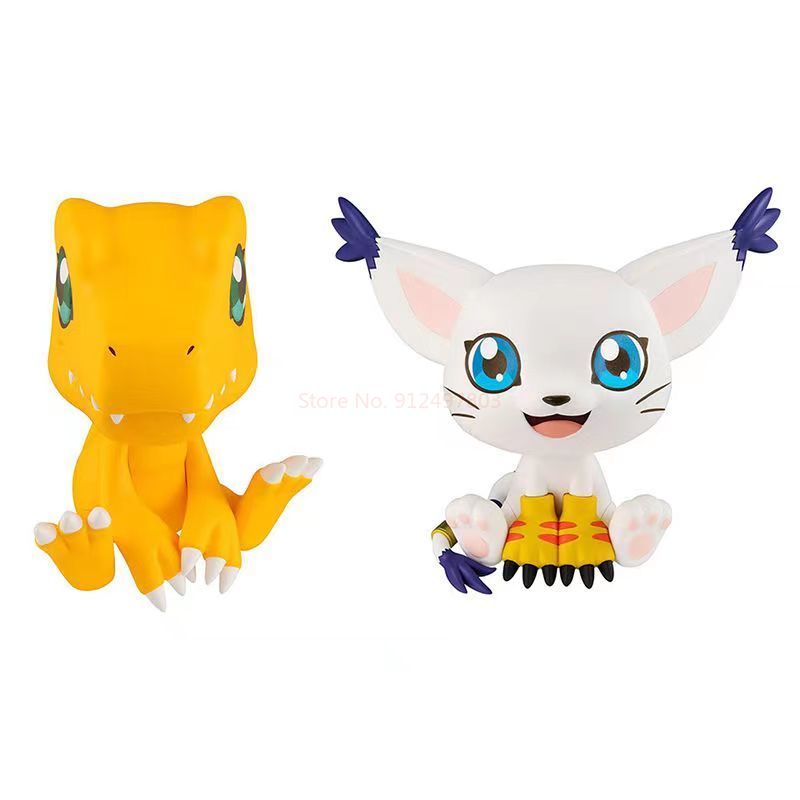 Anime Figure Toys Children Agumon Tailmon Figure Digimon Gabumon Digital Monster Action Figure Kid Gift Model Dolls Toy Collect