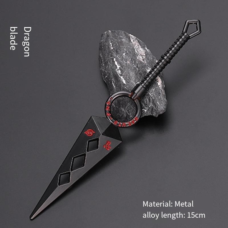 Japanese Naruto Props Ninja Alloy Kunai Weapon