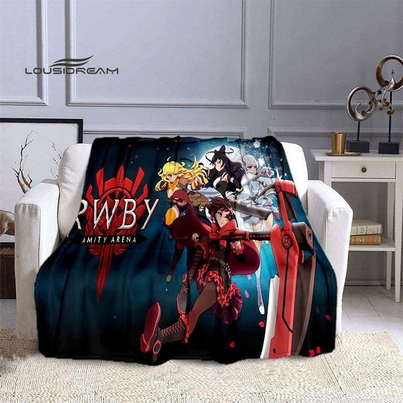RWBY Blanket Cartoon3D Printing Soft and Comfortable
