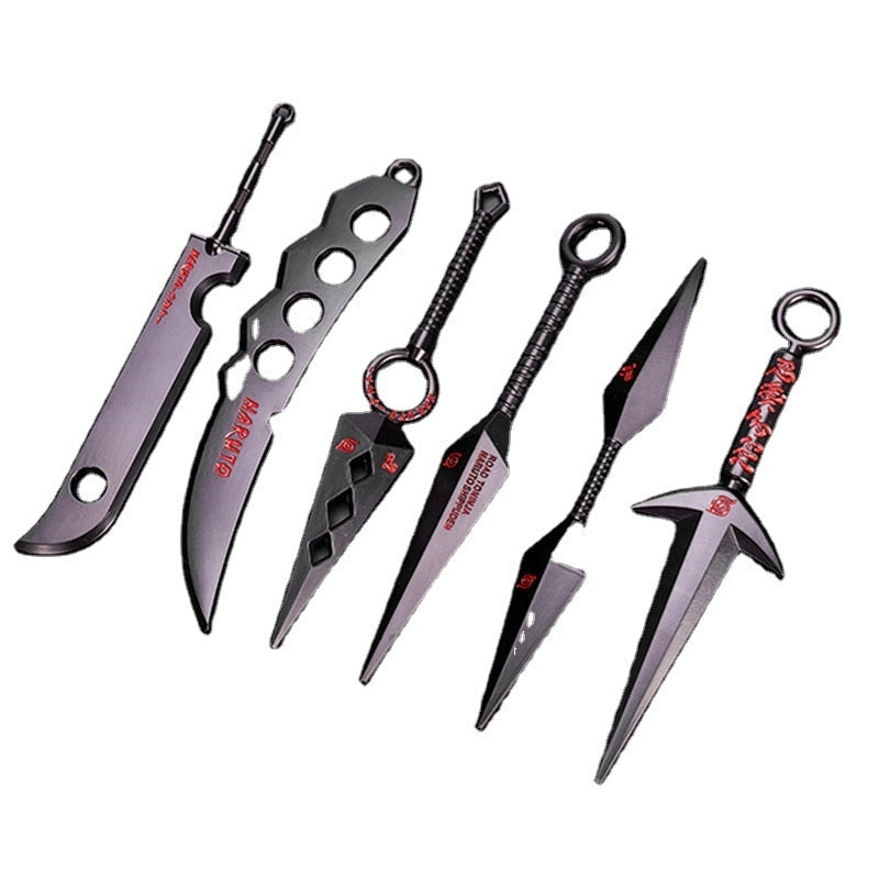 Japanese Naruto Props Ninja Alloy Kunai Weapon
