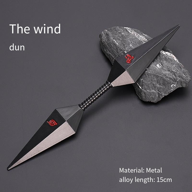 Japanese Naruto Props Ninja Alloy Kunai Weapon