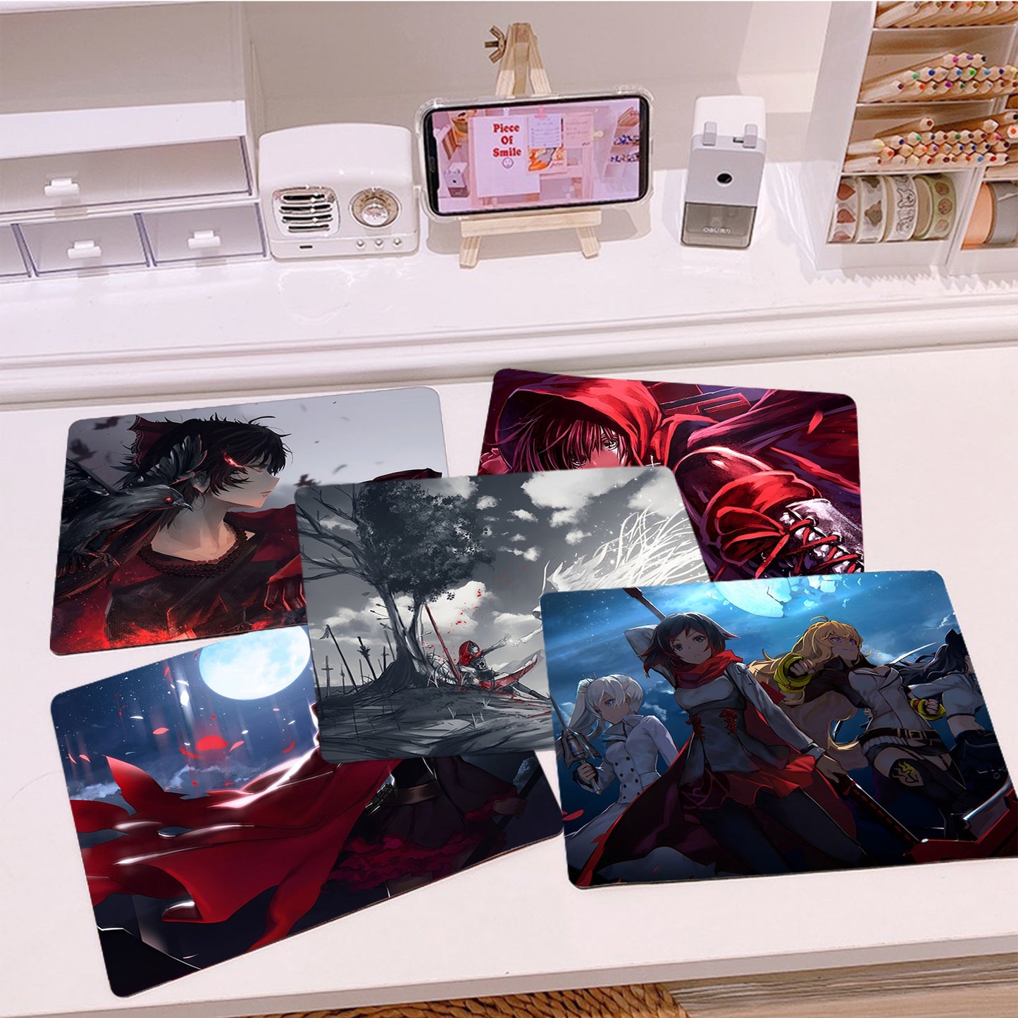 R-RWBY Mousepad Non-slip Mouse Pad For PC Computer Table