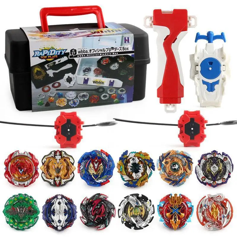 BeybLade burst sparks GT toy arena metal fafnir Bey Blade boy Deluxe edition 12PCs gyro storage box combination toy