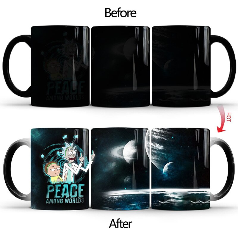 Rick and Morty 350ml Thermo Coffee Cups