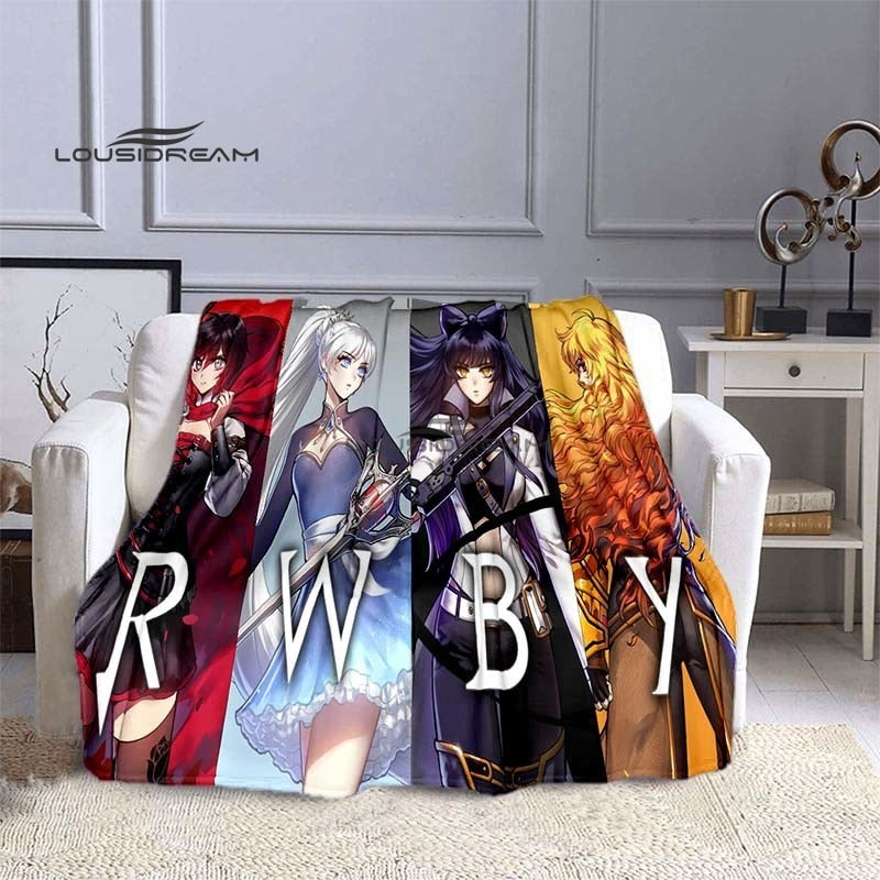 RWBY Blanket Cartoon3D Printing Soft and Comfortable