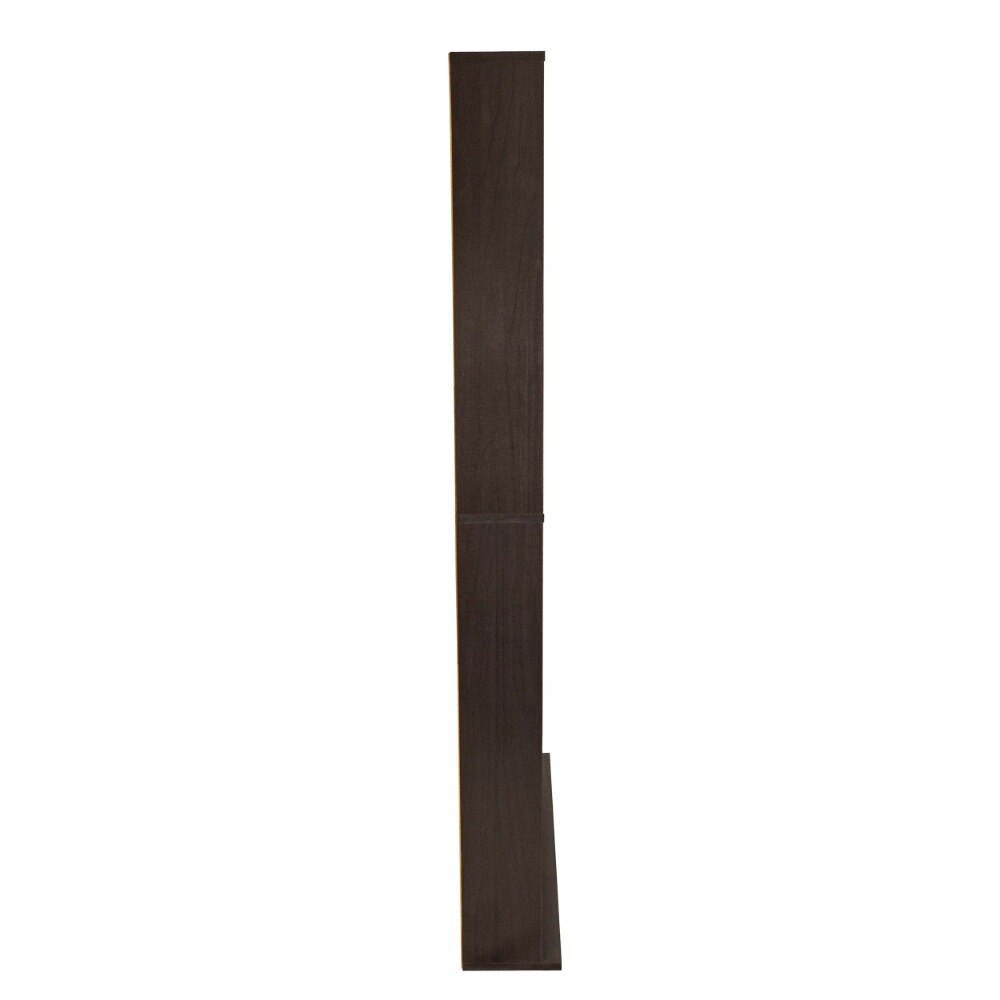 60" Adjustable 12-Shelf Media Storage Bookcase