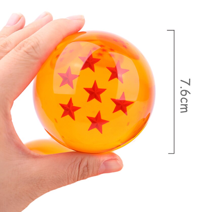 7.6cm Dragon Ball Z Anime Figure 1 2 3 4 5 6 7 Star Dragon Balls