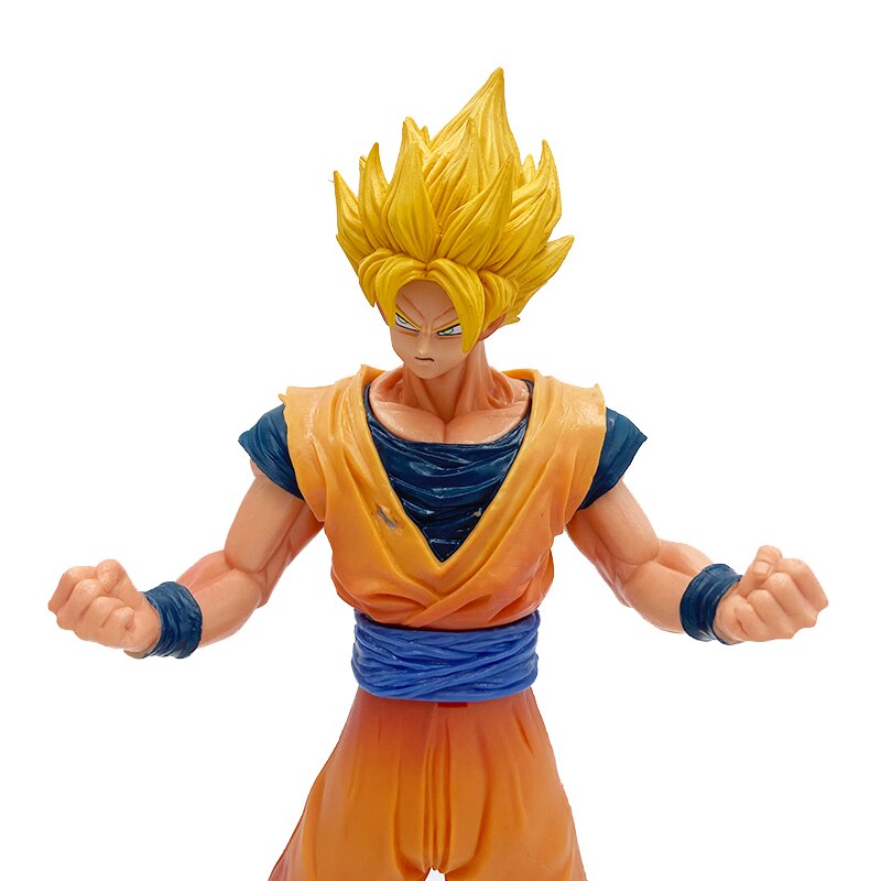 Bandai 30cm Dragon Ball Pvc Figurine Super Saiya Son Goku Anime Figure