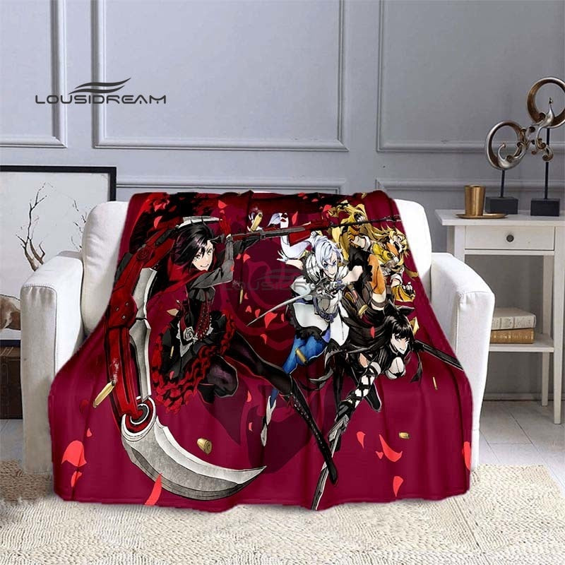 RWBY Blanket Cartoon3D Printing Soft and Comfortable