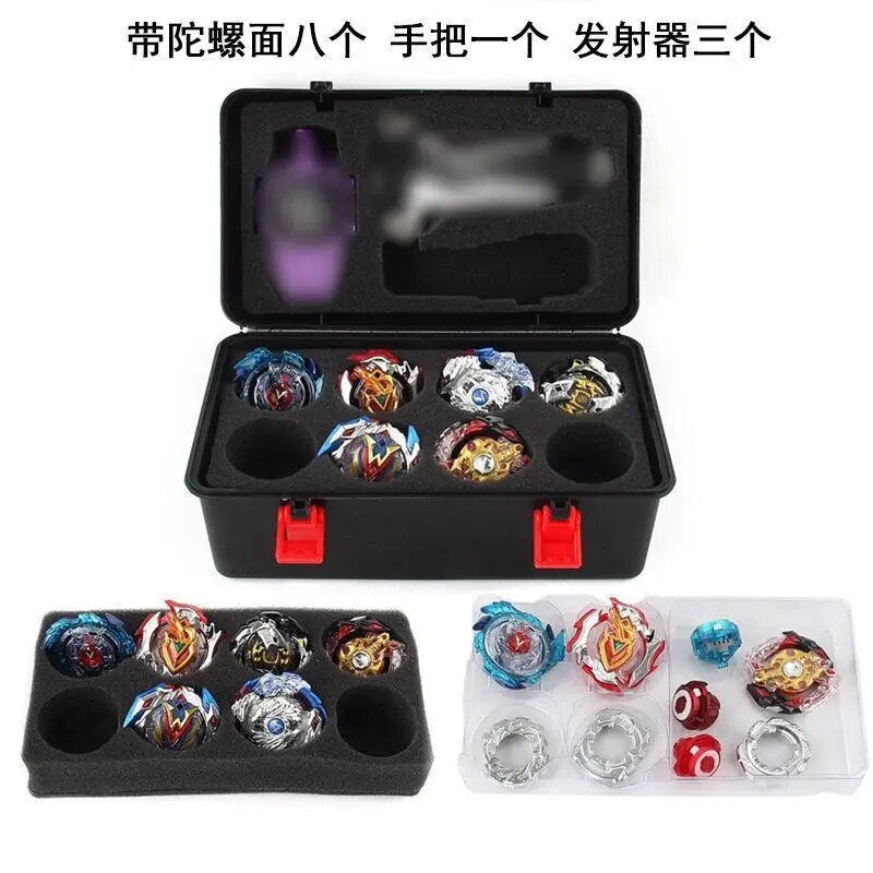 BeybLade burst sparks GT toy arena metal fafnir Bey Blade boy Deluxe edition 12PCs gyro storage box combination toy