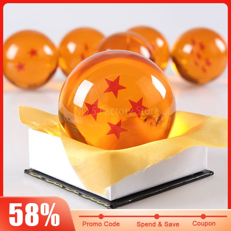 7.6cm Dragon Ball Z Anime Figure 1 2 3 4 5 6 7 Star Dragon Balls