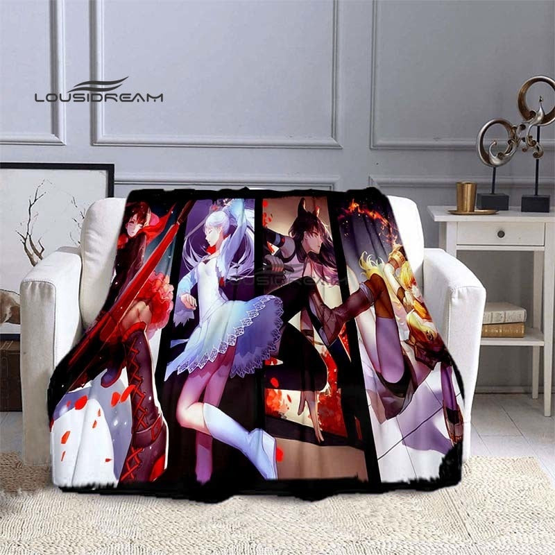 RWBY Blanket Cartoon3D Printing Soft and Comfortable