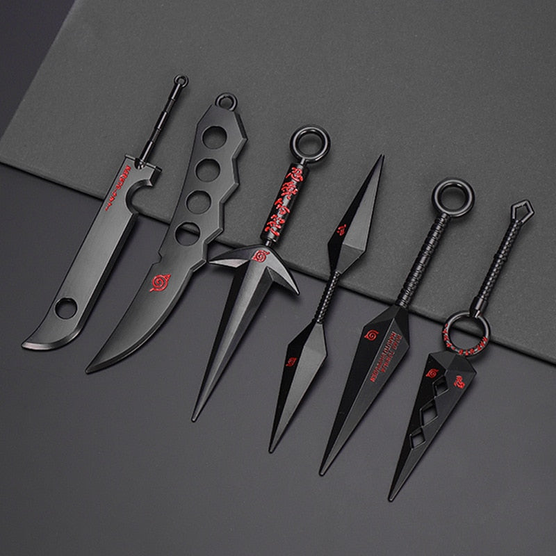 Japanese Naruto Props Ninja Alloy Kunai Weapon