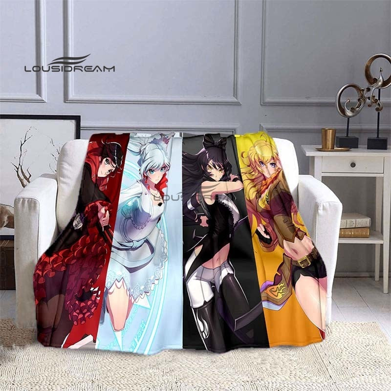 RWBY Blanket Cartoon3D Printing Soft and Comfortable
