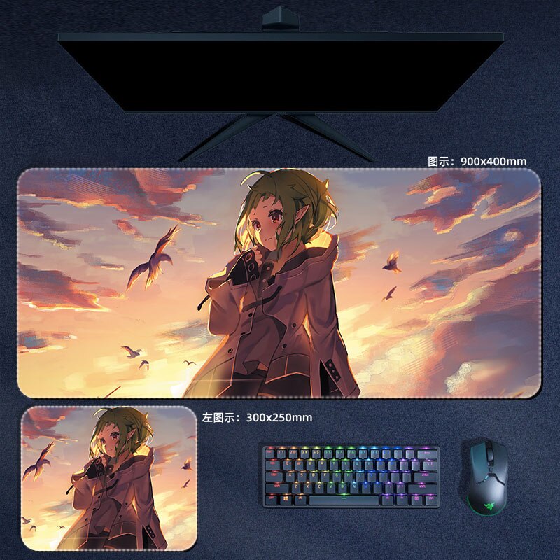 Mushoku Tensei Jobless Reincarnation Mouse Pad Eris Boreas Roxy Sylphiette Anime MousePad Manga PC Gaming Accessories Desk Mats