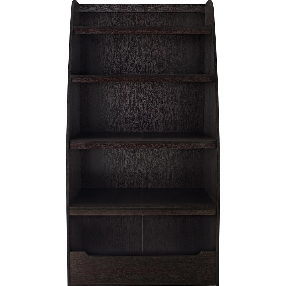 Ameriwood Home Mia Kids' 4-Shelf Bookcase, Espresso bookshelves furniture