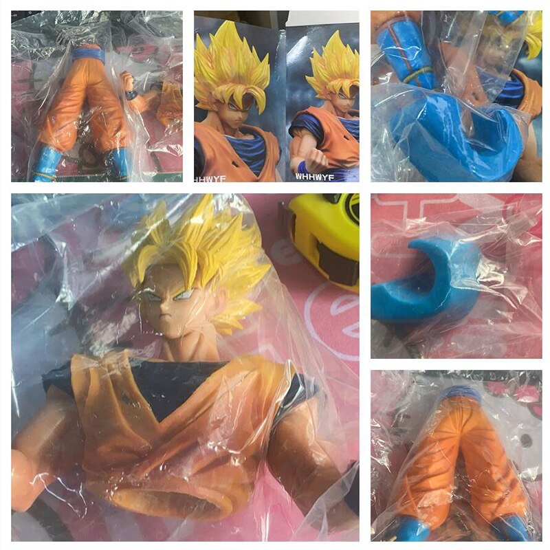 Bandai 30cm Dragon Ball Pvc Figurine Super Saiya Son Goku Anime Figure
