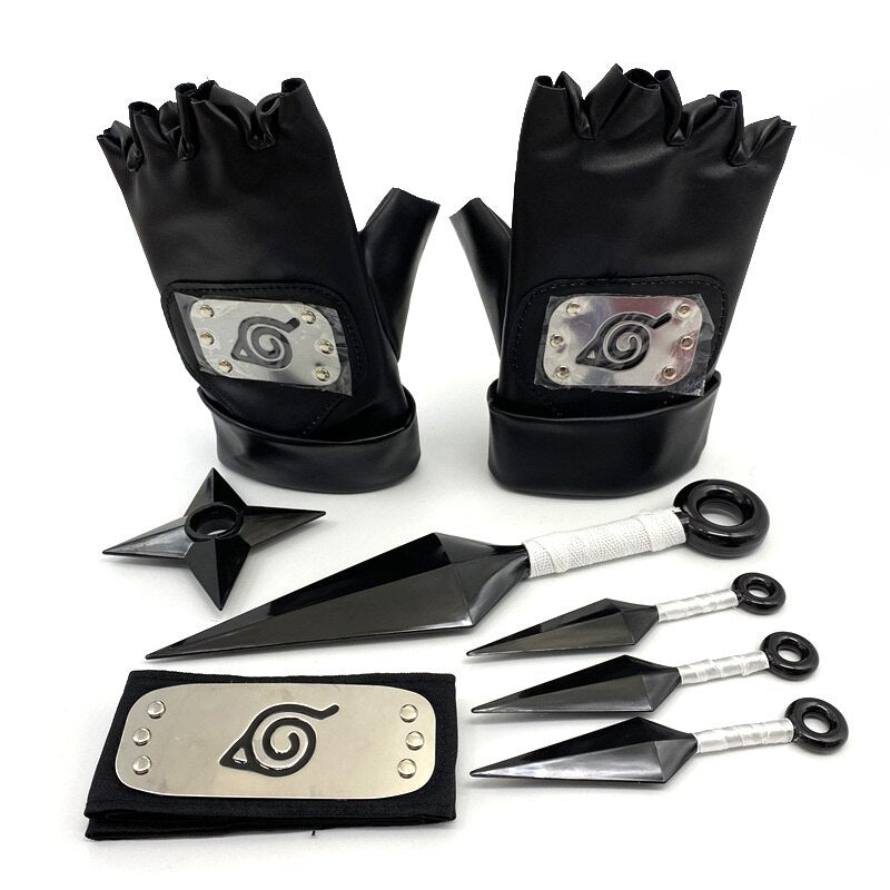 Naruto Shippuden Weapon Cosplay Props Shuriken Kunai Headband