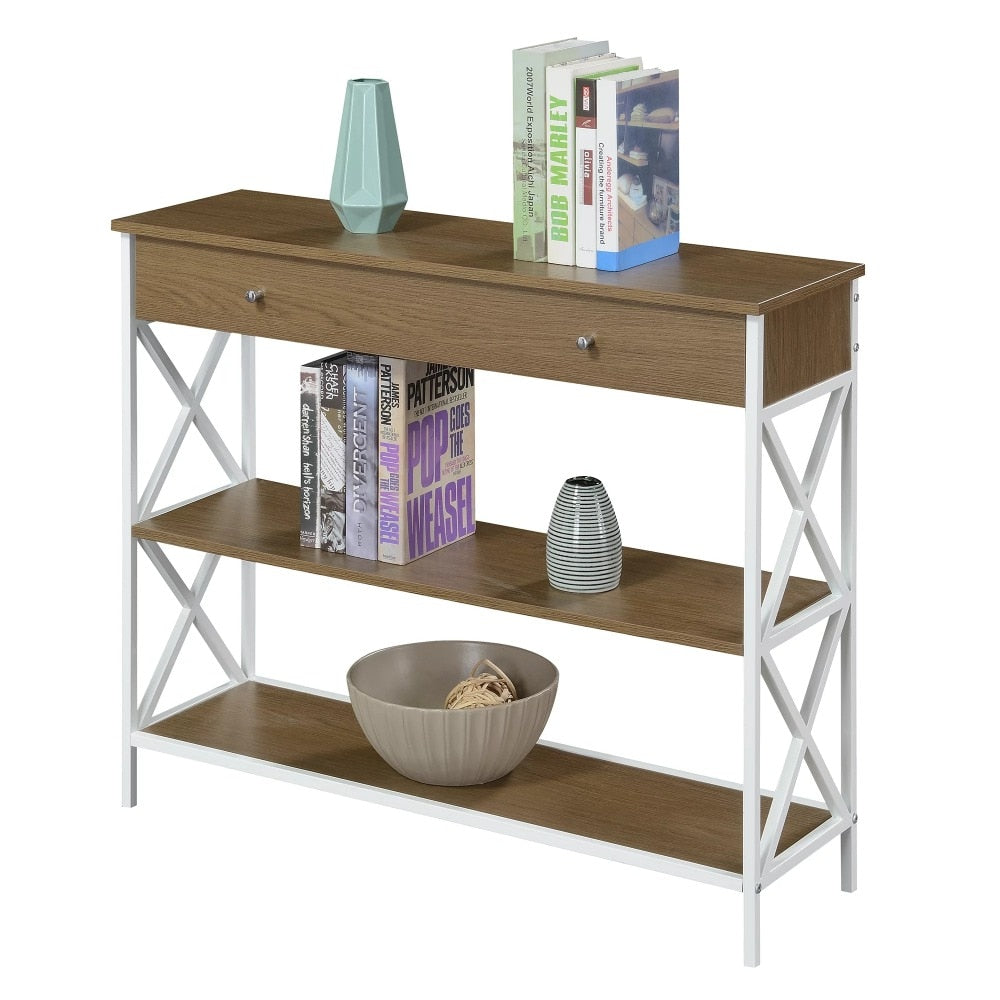 Convenience Concepts Tucson 1 Drawer Console Table, 368353008 Living Room Cabinets