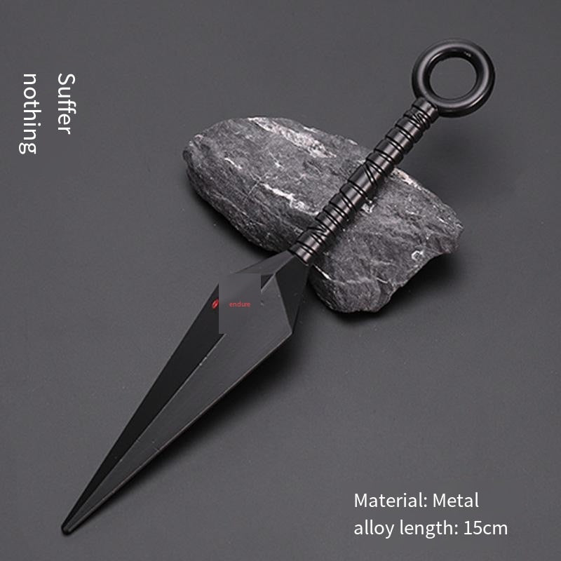 Japanese Naruto Props Ninja Alloy Kunai Weapon