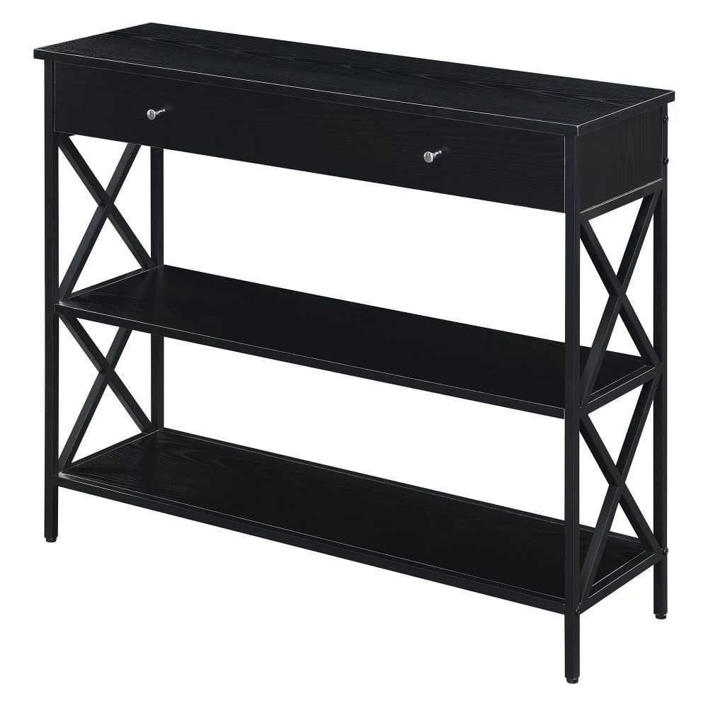 Convenience Concepts Tucson 1 Drawer Console Table, 368353008 Living Room Cabinets