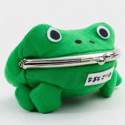 Naruto Wallet Anime Frog Wallet Coin Purse Key Chain Cute Plush Green Frog Cartoon Cosplay Purse For Women Bag Accessories