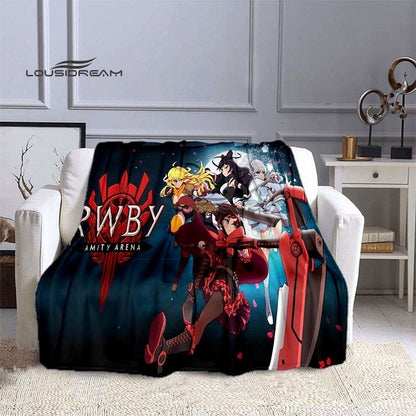 RWBY Blanket Cartoon3D Printing Soft and Comfortable