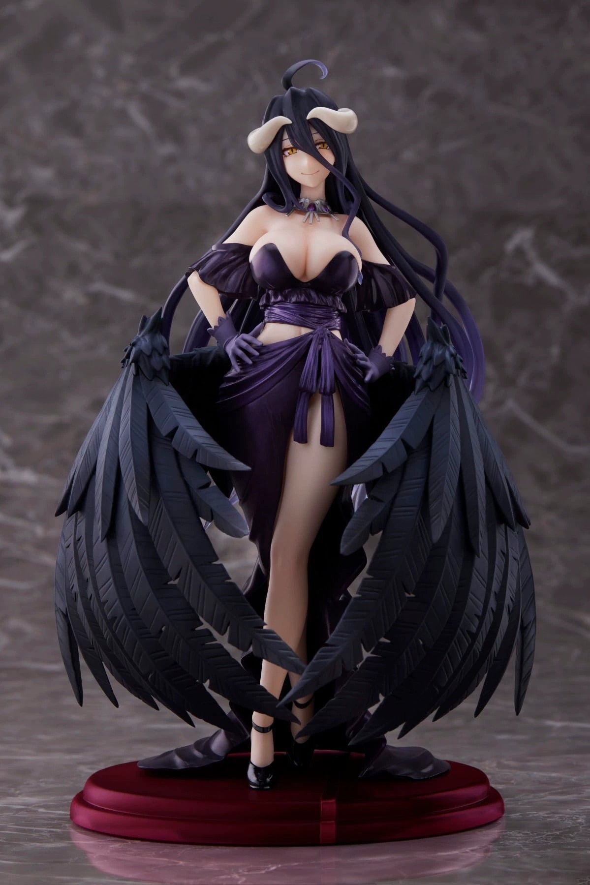 OVERLORD Albedo Black Dress Anime Action Figure