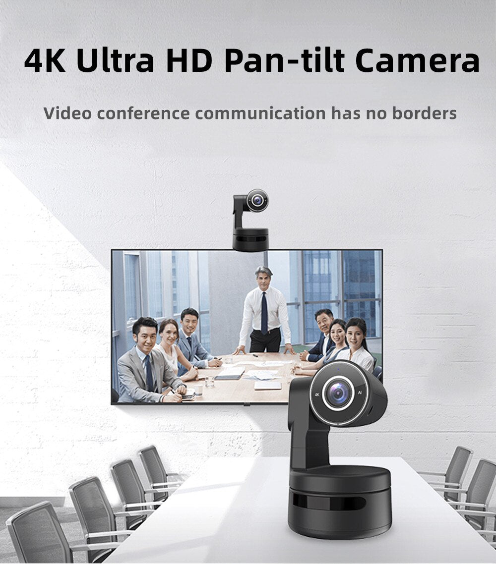 2K/4K Webcam Auto Track with Mics