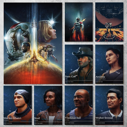 Starfield Game Poster Gallery Prints