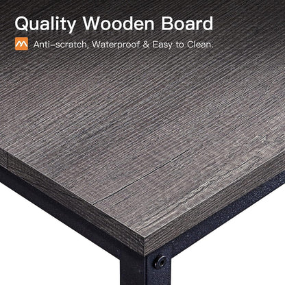 L Shaped Computer Desk 59" with Storage Shelves