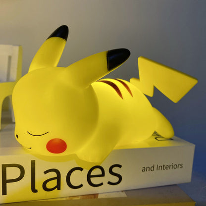Pokemon Anime Night Light Pikachu Charmander Squirtle Psyduck LED Light Bedroom Decor Kids Toy Children Gift