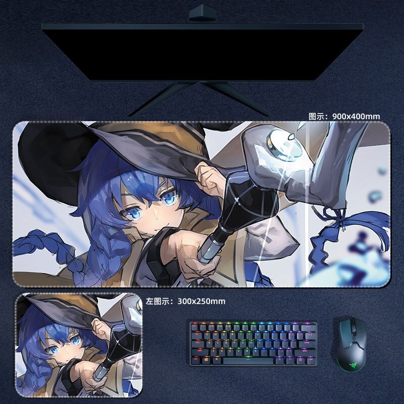 Mushoku Tensei Jobless Reincarnation Mouse Pad Eris Boreas Roxy Sylphiette Anime MousePad Manga PC Gaming Accessories Desk Mats