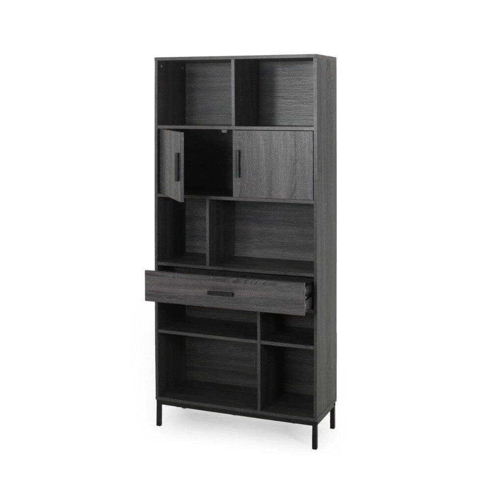 Faux Wood Cube Unit Bookcase
