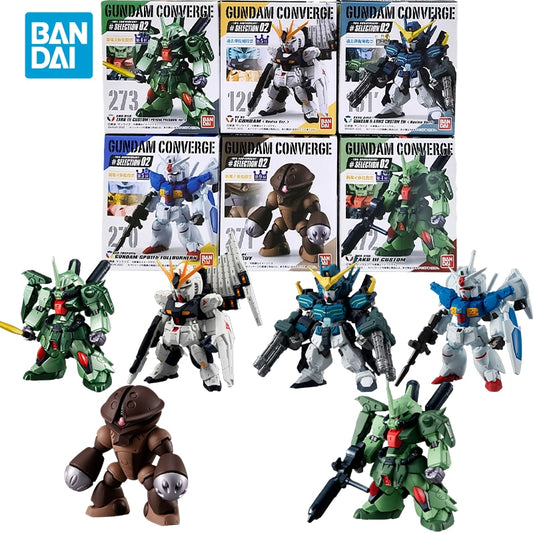 Bandai Original GUNDAM Anime Shokugan Model FW GUNDAM CONVERGE 10th Anniversary SELECTION 02 Action Figure Toys Gifts For Kids
