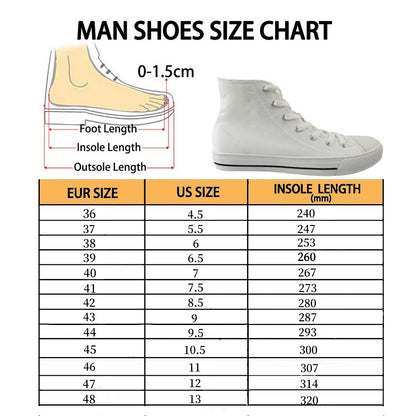 ELVISWORDS Men's Sports Sneakers One Piece Design Black Lace Up Canvas Shoes Japanese Anime Shoes One Piece Lovers Gift Zapatos