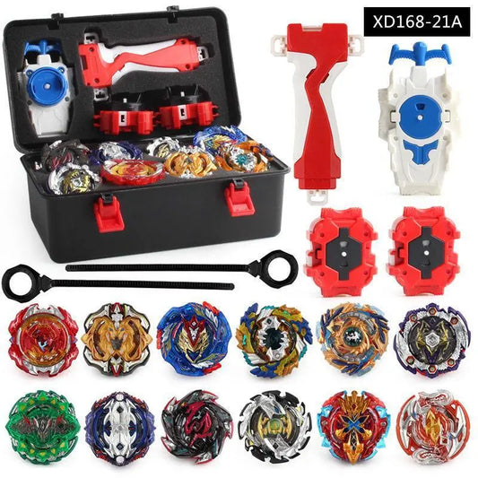 BeybLade burst sparks GT toy arena metal fafnir Bey Blade boy Deluxe edition 12PCs gyro storage box combination toy