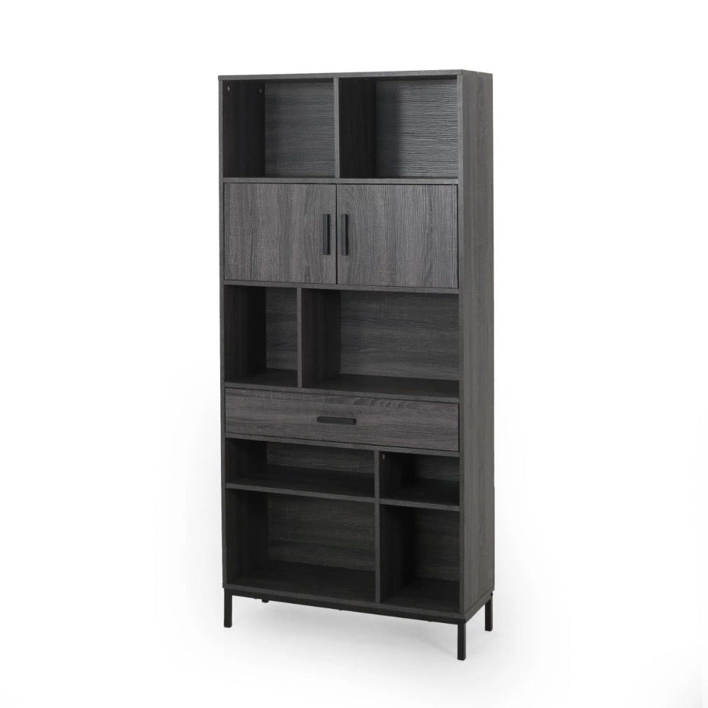 Faux Wood Cube Unit Bookcase