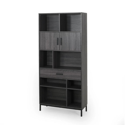 Faux Wood Cube Unit Bookcase