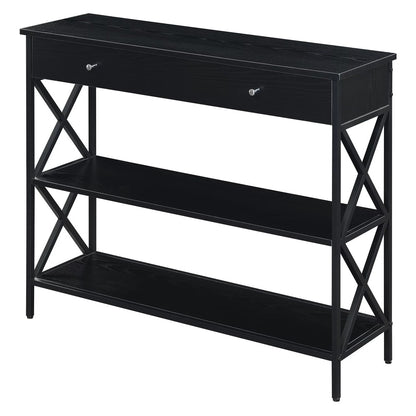 Convenience Concepts Tucson 1 Drawer Console Table, 368353008 Living Room Cabinets