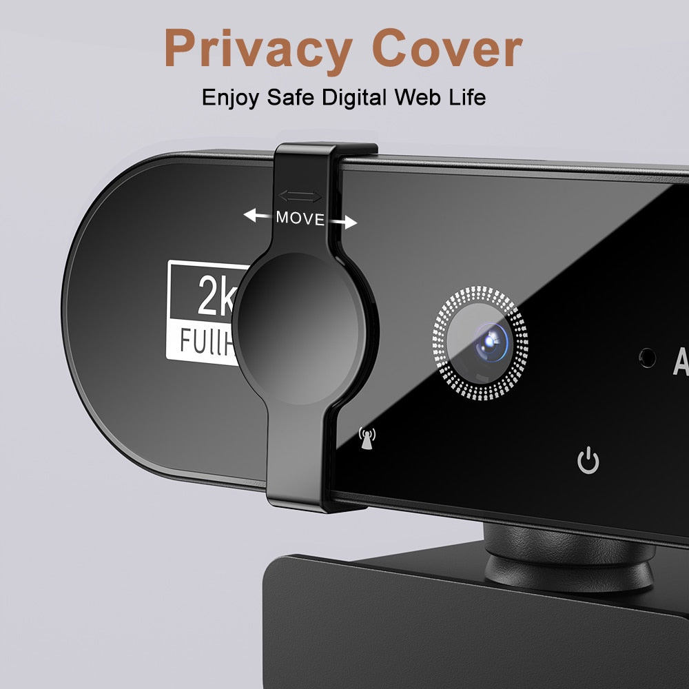 Webcam 4K 2K Web Camera 1080p Mini 30fps Usb Camera Full Hd Web Cam With Microphone Tripod Autofocus Webcam For PC Mac Laptop